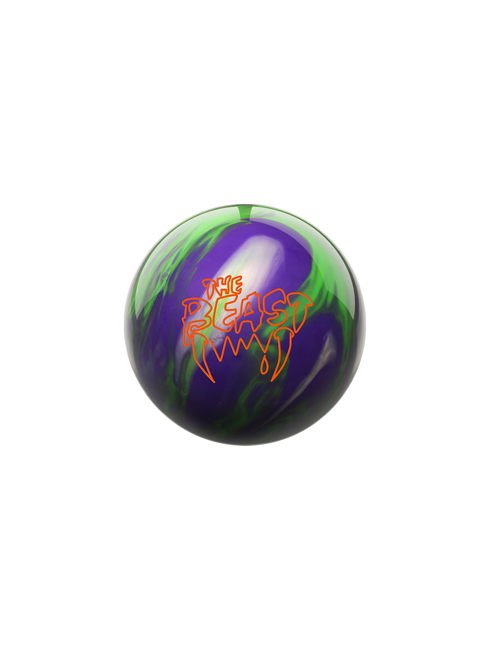 Columbia 300 Beast Purple/Lime/Silver Bowling Ball 