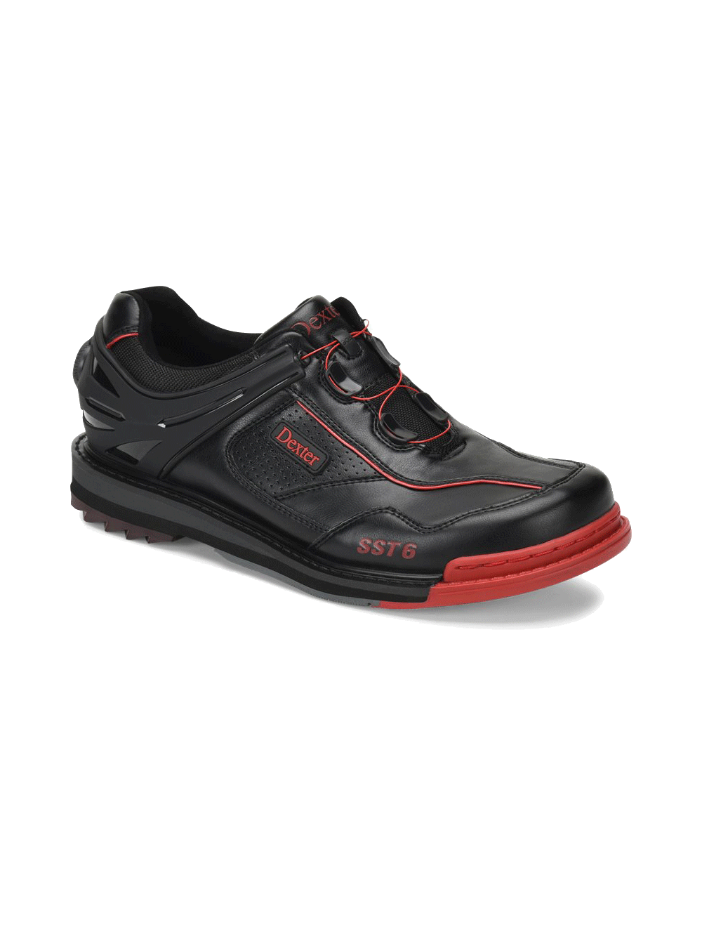Dexter Mens SST 6 Hybrid BOA Black/Red Bowling Shoes 