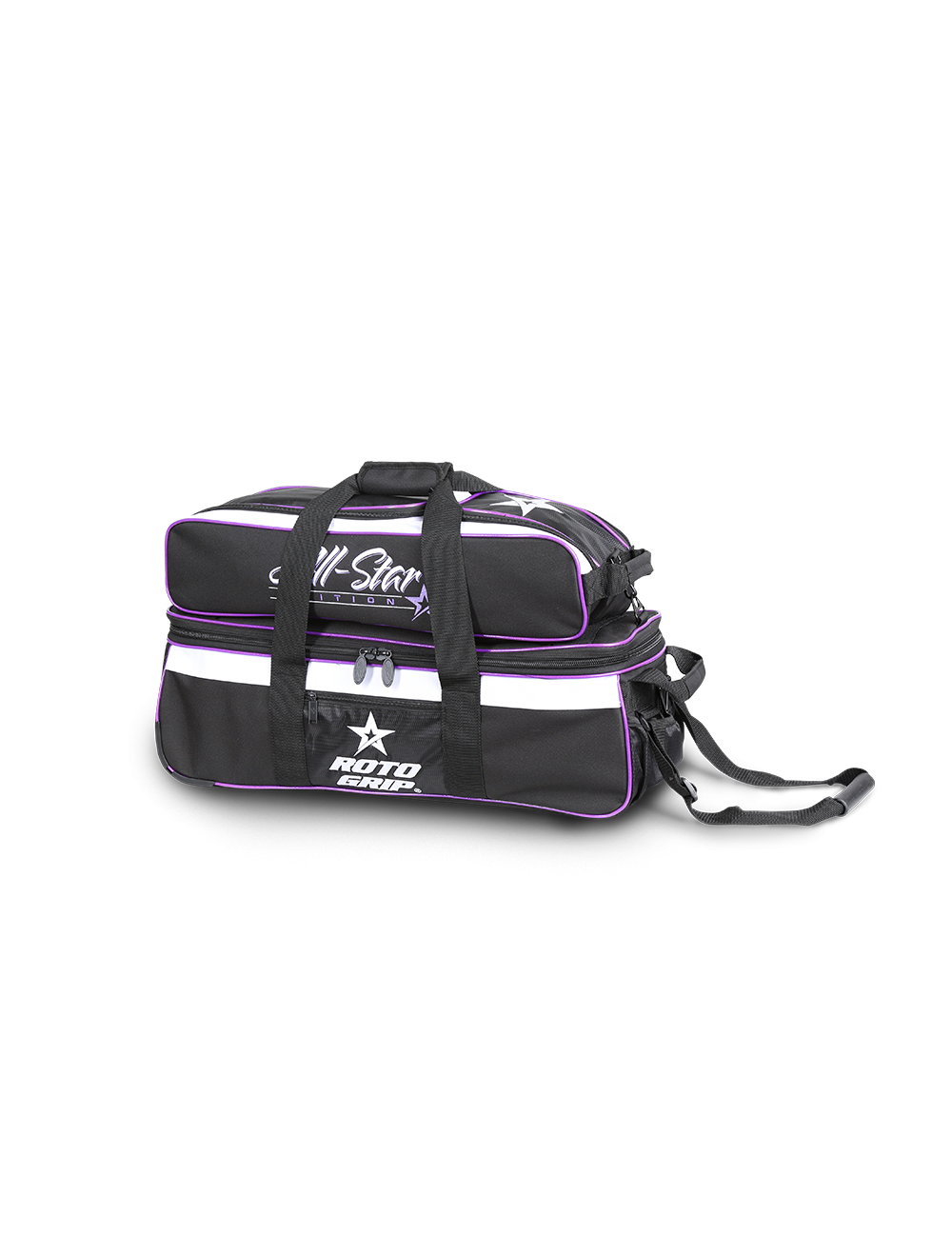 Roto Grip 3 Ball Travel Roller Bowling Bag All Star Edition- Purple